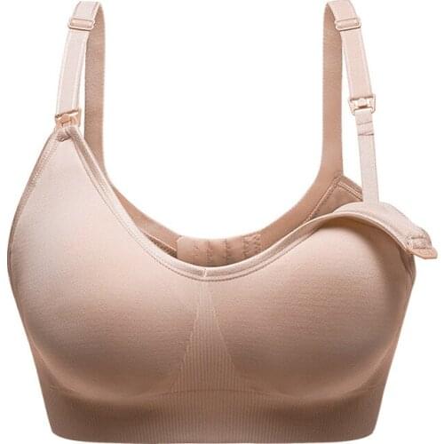 2020 BreastFeeding super elastic soft Maternity bra Pregnant soutien gorge allaitement wire-free Nursing Bras pregnant underwear