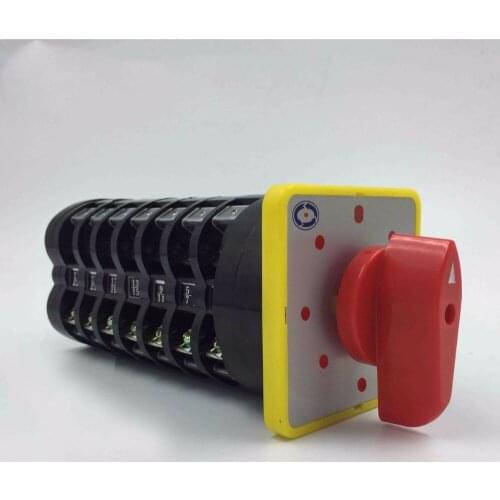 LW5-16 I7168/7 Universal Change-over Switch 8 Archives 7 Section 16A Rotating Knob Switch Silver Contact