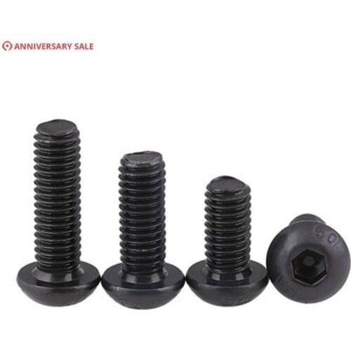 1/4-20 3/8 1/2 5/8 3/4 Inch 10.9 Grade BSF British Standard Fine Thread Carbon Steel Round Pan Button Head Hexagon Socket Screw