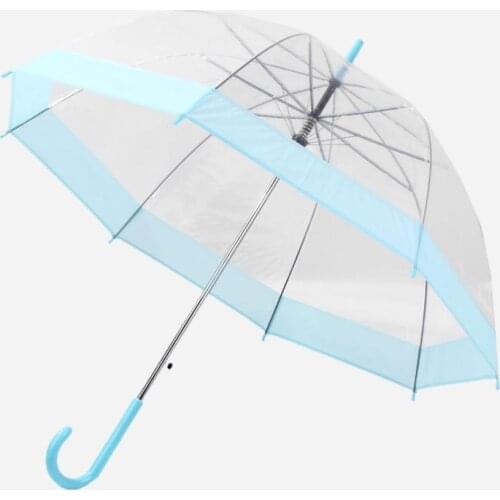 Transparent Umbrella Creative Rain Sunny Women Girls Ladies Novelty Items Long Handle Umbrellas Rainproof Unbrellas