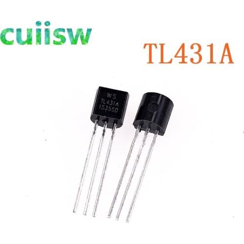100pcs TL431A TL431 TO-92 Programmable Voltage Reference