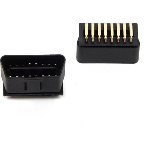 OBD2 OBDII J1962 Male 16 PIN OBD2 Male Car/Trucks Connector Plug Wiring for Diagnostic Tool DIY Shell