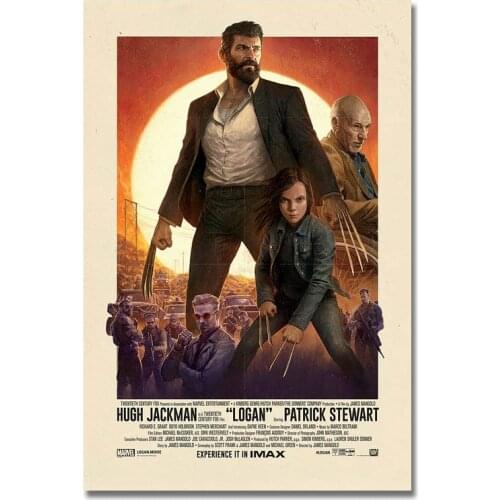 2017 LOGAN Wolverine 3 X Men Movie HQ Silk Poster Or Canvas Pictures Home Decoration Great Gift