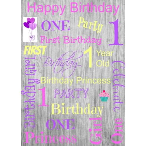 3*5ft Custom 1st Birthday Backgrounds Photography Backdrops Newborn Vinyl Backdrop For Photography Telones De Fondo Fotografia