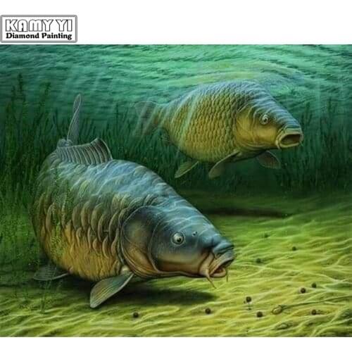 5D Diy Diamond Painting Animal Cross Stitch Couple Squid Mosaic Set Diamond Painting Picture Decoration