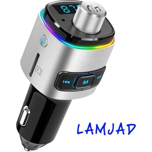 Bluetooth Car Transmitter FM Charger AUX Bluetooth Modifier 4.2 Car Radio Adapter USB TF MP3 Player