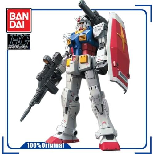 BANDAI HG GTO 026 1/144 RX-78-2 GUNDAM Assembly Model Action Toy Figures Gifts for Children
