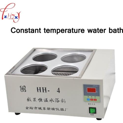 Four - hole digital display electric thermostatic water bath tank tank HH-4 lab thermostatic water bath machine 220V 1PC