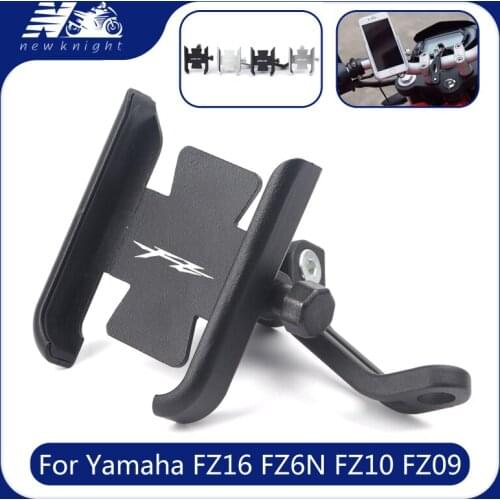 For Yamaha FZ16 FZ6N FZ10 FZ09 FZ07 FZ150I FAZER FZ01 Motorcycle Mobile Phone Holder GPS Navigator Handlebar Bracket Accessories