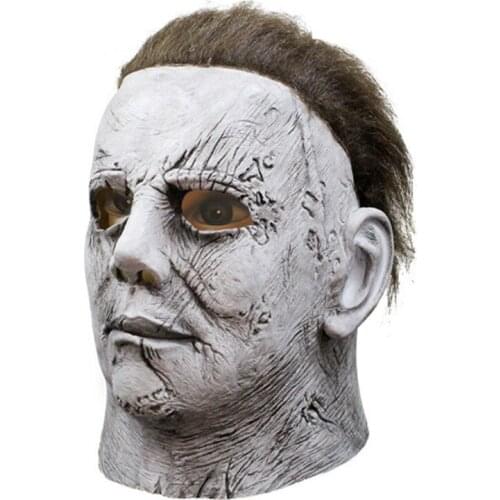 Movie Halloween Horror Michael Myers Mask Carnival Cosplay Adult Latex Full Face Helmet Halloween Party Scary Props 1pc