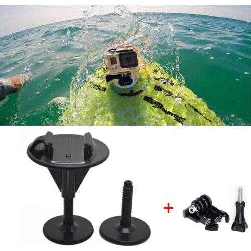 Bodyboard Stand up Paddle Foam Surfboard Bracket Mount For GoPro Hero 4 3+ 3 2 1