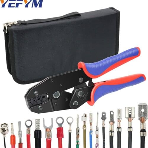 Crimping Pliers set YF-04B 8 jaw for 2.8 4.8 6.3 VH3.96/Tube/Insulation/Coaxial cable Terminals Multifunctional Electrical tools