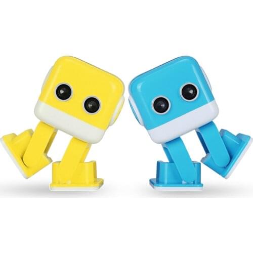 Original Hot WLtoys Cubee F9 Intelligent Programming APP Control Remote Control RC Dancing Robot Kids Toys Gift Yellow Blue