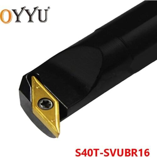 OYYU 40mm S40T-SVUBR16 Internal Lathe Cutting Shank SVUBR Turning Tool Holder Carbide Inserts Arbor