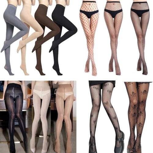 Sexy Women Tights Summer Autumn Pantyhose High Elastic Nylon Pantyhose Stretchy Long Stockings Pantyhose Fishnet Stockings