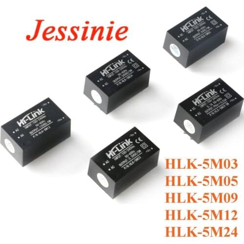 220V to 5V/3.3V/9/12V/24V AC DC Mini Power Supply Module Step Down Buck Module AC to DC HLK-5M03 HLK-5M05 HLK-5M09 HLK-5M12