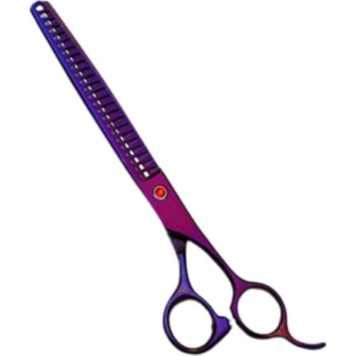 8 Inch Japanese Stainless Steel 6CR Professional Haircut 24 Teeth Pets Dog Grooming Hairdressing Scissor