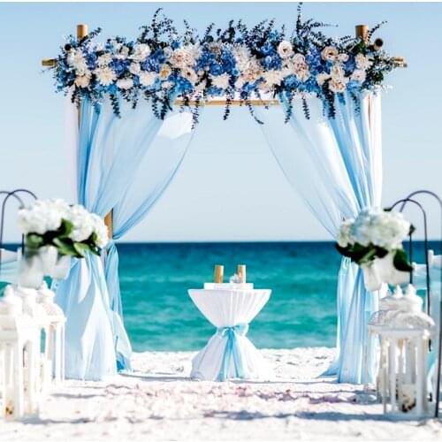 10M*48CM Tulle Roll Crystal Fabric Organza Tulle Roll Spool Wedding Decoration Birthday Party Kids Baby Shower Favors Supplies