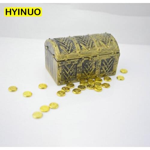 1/6 Scale Scene Accessories PVC Jewelry Box Case Bin Gold Coins Scene Sculpt fit for 12" Action Figure Accessory