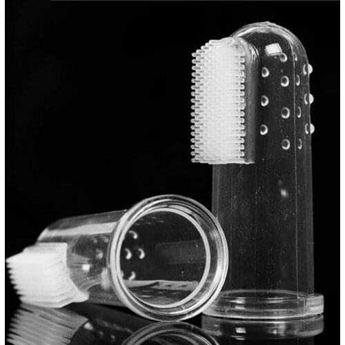 Environmental Protection Silicone Glove for Dogs and Cats New Rubber Pet Finger Toothbrush Dog Toys Clean Teeth Pet Accessories