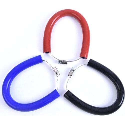 1pc Motorcycle Exhaust Pipe Drop Protection Ring Muffler Protection Rubber