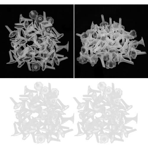 100x Mini Funnels Fo Filling Perfume Diffuser Bottle Liquid Oil Flower Shape