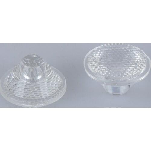 20mm 5Pcs/lot DIY Optical PMMA LED Lens 60 Degree Reflector Collimator For 1W 3W 5W LED Light Lamp Bulb