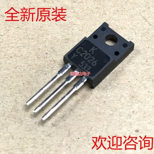 New original 2SC2026 C2026 3A 60V to-220f medium power transistor imported from stock