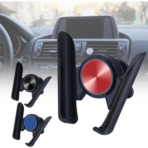 80% HOT SALES!! Car Phone Holder Stable 360-degree Rotation ABS Adjustable Car Phone Holder for 4.5-6.2 Inches Mobile Phone