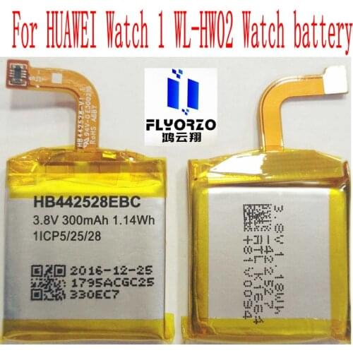 NEW High Quality 300mAh HB442528EBC Battery For HUAWEI Watch 1 WL-HW02 Watch battery