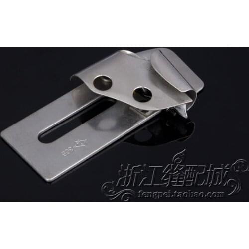 Sewing machine accessories, DAYU 305 F337, Spring Type Lap Seam Folder, Back seam of jeans and jacket, 2 Needle Machine