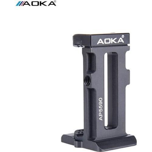 AOKA AP5590 Tripod Phone Holder Selfie Stick Holder Clip Universal SmartPhone Adapter Live Clip E-clip Free Shipping