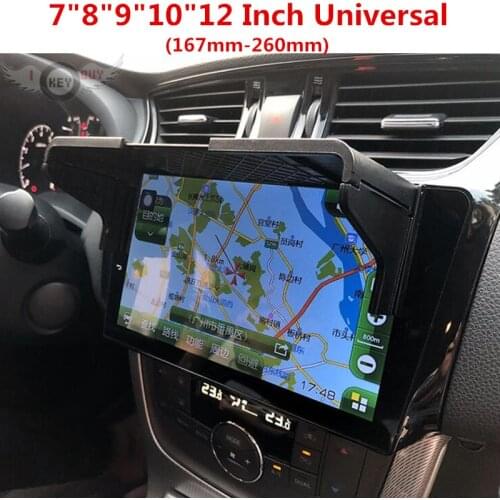 New 7"8"9"10"12 Inch Car GPS Navigator Screen Sunshade Hood Display Light Board Sun Visor Self-adhesive Universal Accessories