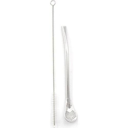 1pc/2pcs Drinking Straw Filter Stainless Steel Washable Tea Tools Handmade Yerba Mate Tea Bombilla Gourd Bar Accessories