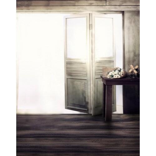 Wooden House Photography Backdrops Photo Props Studio Background 5x7ft