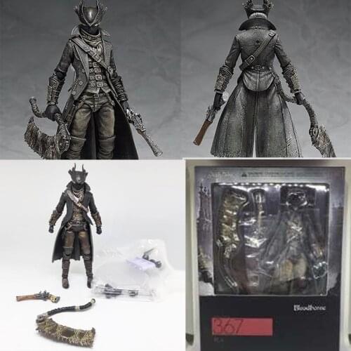 Game Figma 367 Bloodborne Hunter Action Figure Toy Doll Christmas Gift 15cm