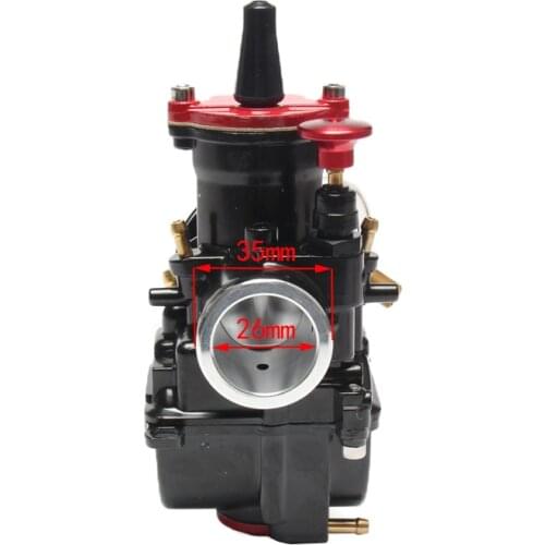 Motorcycle PWK26 Carburetor With Power Jet For Racing Moto Dirt Bike Motocross 90cc to 125cc
