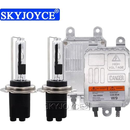 SKYJOYCE 55W Xenon H7CR Canbus HID Headlight Kit Metal Base H7 Car Light Xenon Lamps AC 55W Error Free HID Coversion Ballast Kit