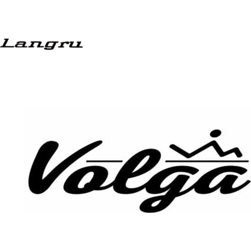 Langru Car Sticker Volga Accessories Motorcycle SUVs Bumper Window Laptop Vinyl Decals Jdm