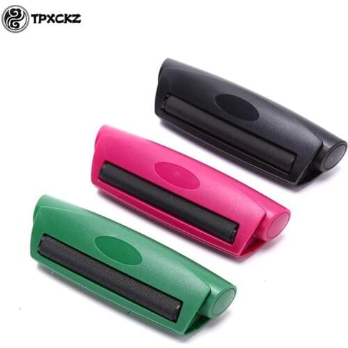 1PC Cigarette Rolling Machine Easy Rolling Roller Machine Hand Making Cigarette Tobacco Weed Tool Smoking Accessories 78mm