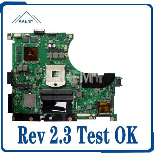 N56VM Rev 2.3 laptop motherboard Fit N56V N56VM N56VJ N56VZ N56VB non-integrated system motherboard S-6