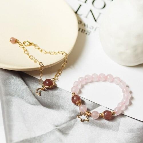 Sweet Elegnat Beads Star Bracelet Bangles For Women Fashion Jewelry Accessories Summer Bracelets