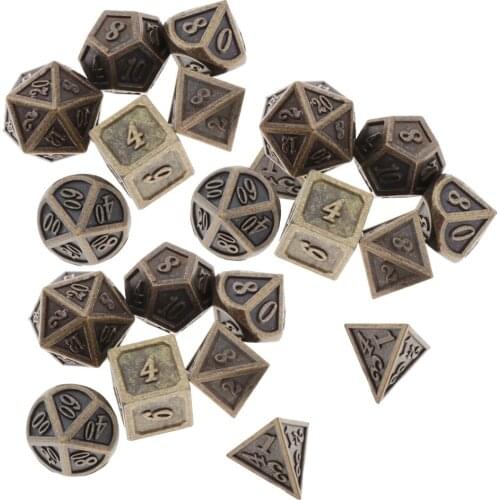 Polyhedral Dice For Dragon Scale Dungeons&Dragons DnD Pathfinder RPG Games