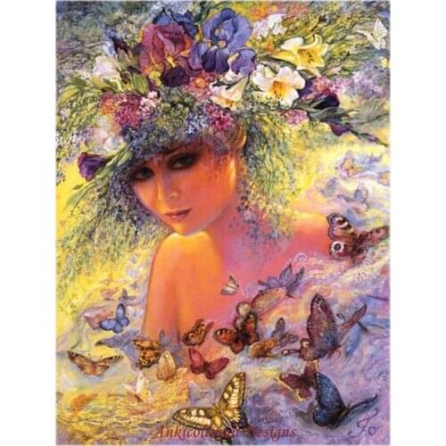 Needlework for embroidery DIY French DMC High Quality - Counted Cross Stitch Kits 14 ct Oil painting - Madame Butterfly