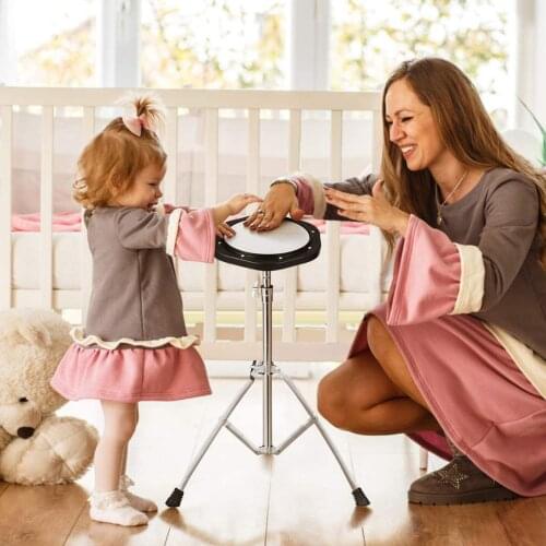 Glockenspiel Bell Kit Including 30 Notes Glockenspiel 8 Inches Practice Pad Percussion Instrument Adjustable Height for Beginner