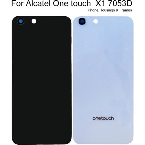 New Phone Housings Frames For Alcatel One touch X1 7053D Battery Back Cover Door Housing Case