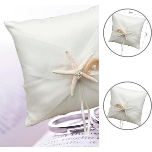 Excellent Workmanship Fabric Fine Texture Visual Effect Ring Pillow for Ceremony