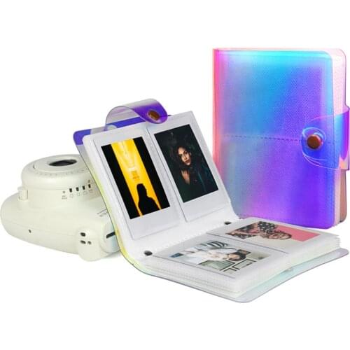 Transparent Symphony PVC Case For Fujifilm Instax Polaroid Mini 3 Inch Large Capacity 64 Photo Collection Album Picture Case