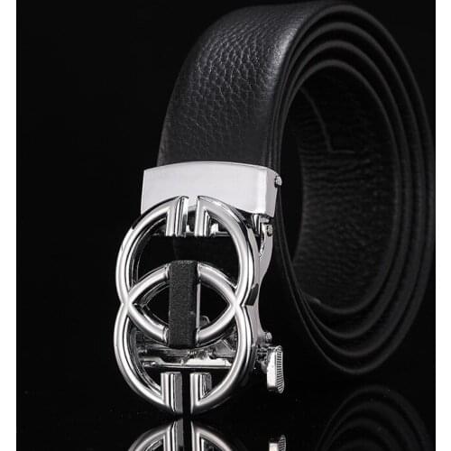 Luxury Vintage Designer G Belts Automatic Buckle Men High Quality Women Genuine Real Leather Dress Strap Double G Belt for Jeans
