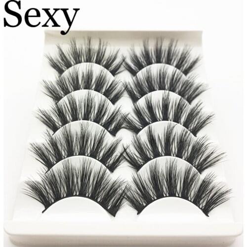 Fals Eyelashes 3D Mink Lashes HandMade Full Strip Lashes Cruelty Free Mink Lashes False Eyelashes natural Makeup Mink Cilios